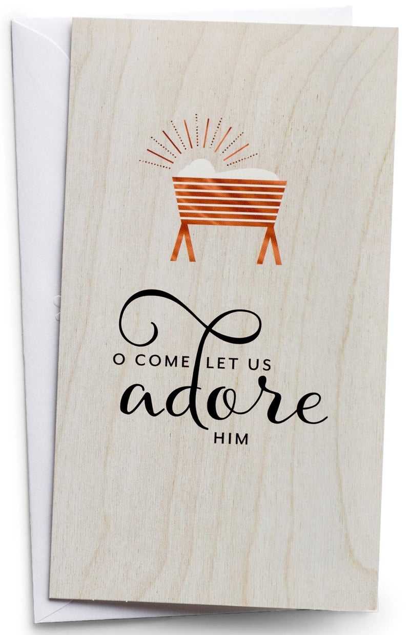 DaySpring - Little Inspirations - O Come Let Us Adore Him - 16 Christmas Boxed Cards, KJV (10369) - Image 2